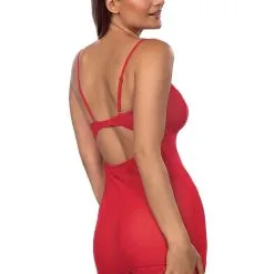 Nuisette Sexy En Resille Et Dentelle Rouge Vanessa - Anaïs Lingerie -LINGERIES Soldes nuisette vanessa anais lingerie only love 34099903856820