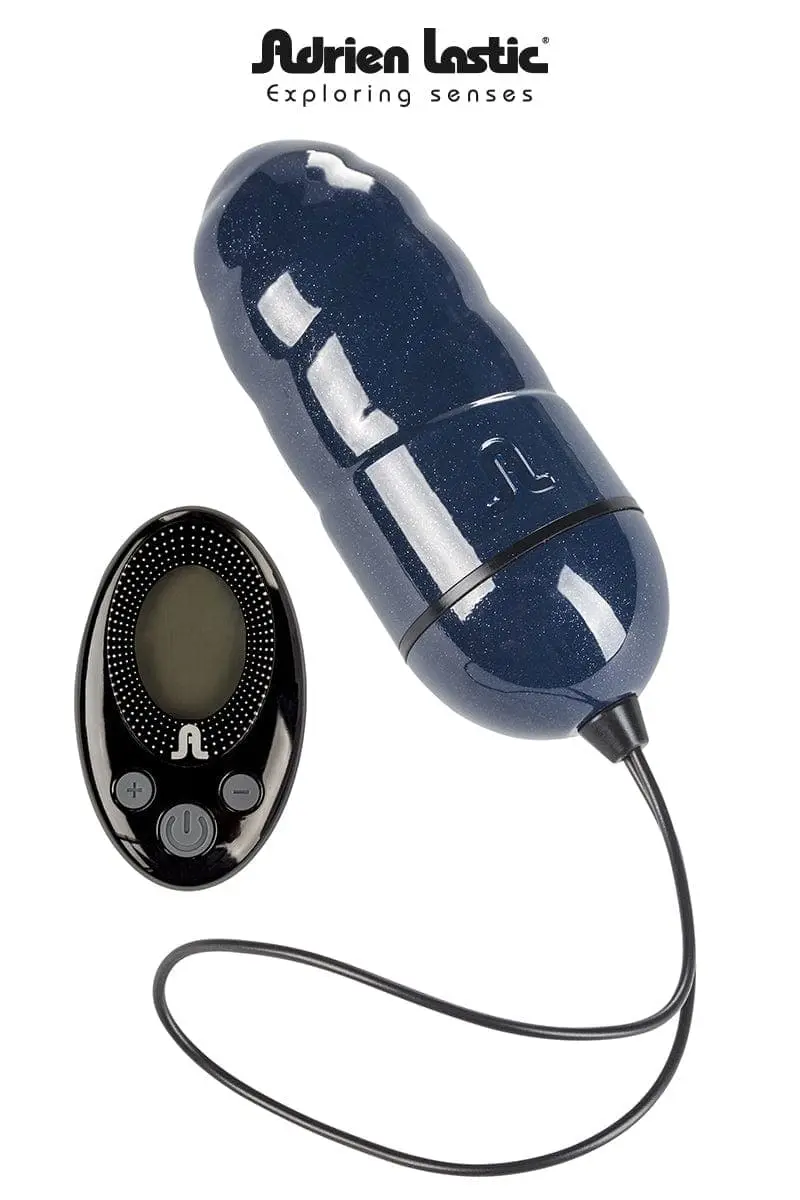 Oeuf Vibrant à Pile Ocean Storm + Télécommande Pour Couple - Adrien Lastic 1 Oeuf Vibrant à Pile Ocean Storm + Télécommande Pour Couple - Adrien Lastic
