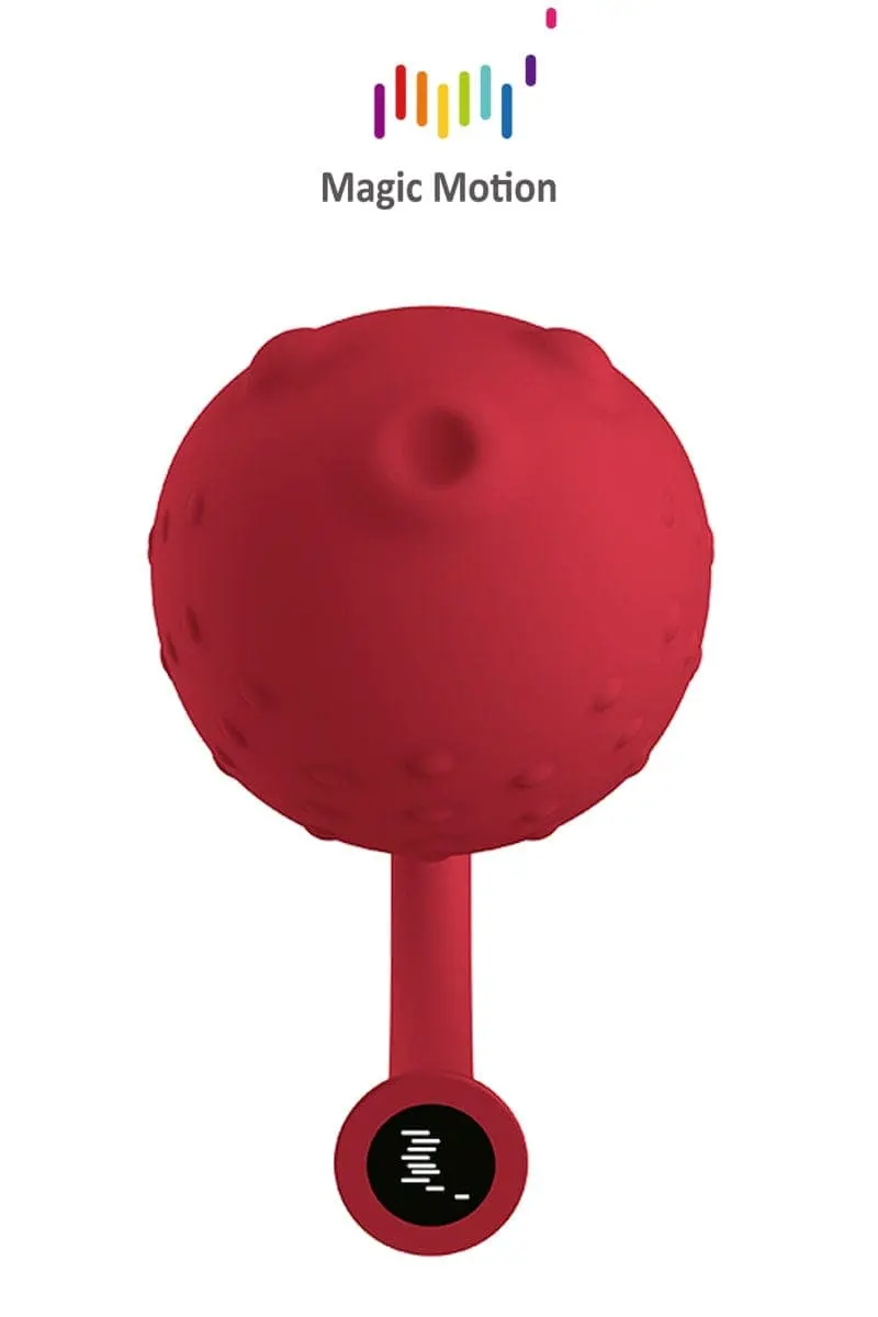Vibromasseur Oeuf Connecté Contrôle à Distance Fugu Rouge - Magic Motion 4 Vibromasseur Oeuf Connecté Contrôle à Distance Fugu Rouge - Magic Motion – Image 4