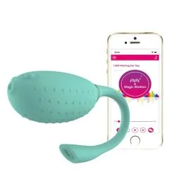 Petit Oeuf Vibrant Discret Et Connecté Magic Fugu Vert 6,9cm - Magic Motion