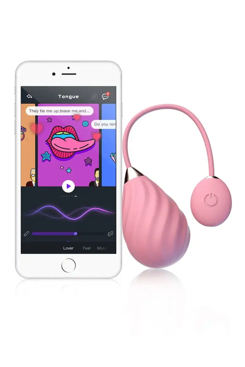 Oeuf Vibrant Connecté Magic Sundae Rose - Magic Motion 1 Oeuf Vibrant Connecté Magic Sundae Rose - Magic Motion