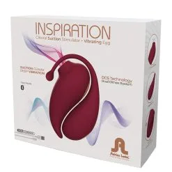 Oeuf Vibrant Connecté Et Stimulateur Clitoridien Inspiration - Adrien Lastic -LINGERIES Soldes oeuf vibrant et stimulateur clitoridien connectes inspiration 9 modes vibrants adrien lastic only love 39837195239737