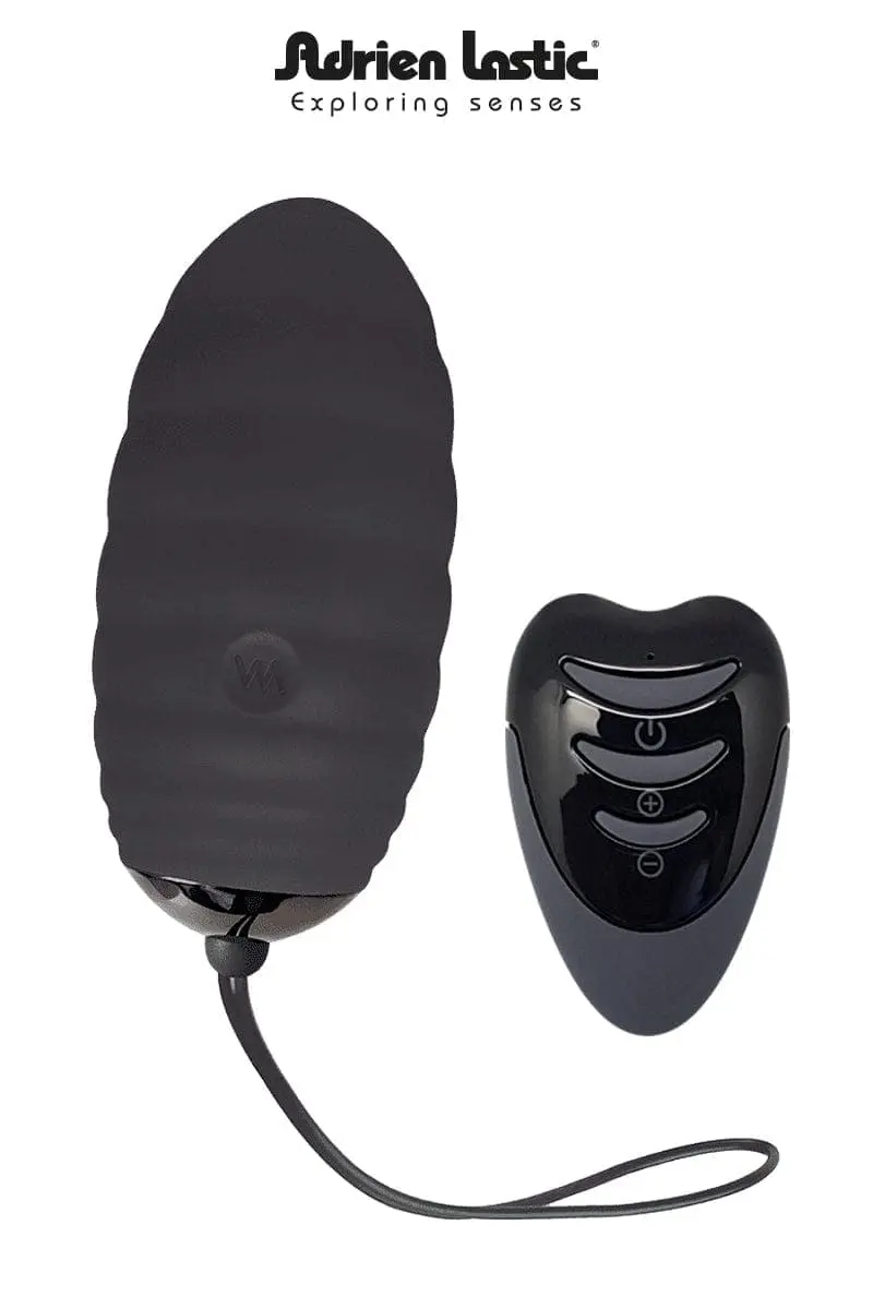 Oeuf Vibrant Rechargeable Télécommandé Ocean Breeze V2 8cm - Adrien Lastic 1 Oeuf Vibrant Rechargeable Télécommandé Ocean Breeze V2 8cm - Adrien Lastic