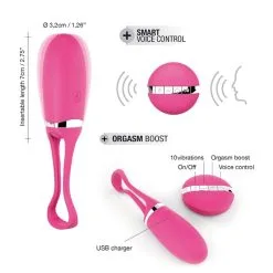 Oeuf Vibrant Télécommandé Avec Contrôle Vocal Secret Delight - Dorcel 8 Oeuf Vibrant Télécommandé Avec Contrôle Vocal Secret Delight - Dorcel -LINGERIES Soldes oeuf vibrant telecommande avec controle vocal secret delight dorcel only love 35044551557300