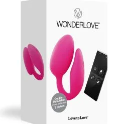 Oeuf Vibrant Pour Plaisir à Distance Contrôlé En Couple Wonderlove - Love To Love -LINGERIES Soldes oeuf vibrant wonderlove only love 34525451518132