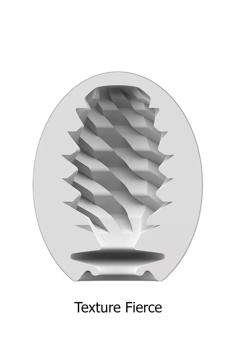 Pack De 3 Masturbateurs Masculins Eggs Fierce 7 X 5 Cm - Satisfyer 3 Pack De 3 Masturbateurs Masculins Eggs Fierce 7 X 5 Cm - Satisfyer – Image 3