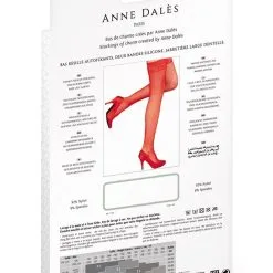 Paire De Bas Autofixants En Résille Rouge Jarretière Dentelle Camilla - Anne D'Alès -LINGERIES Soldes paire de bas autofixants en resille rouge jarretiere dentelle camilla anne d ales only love 39989137375545