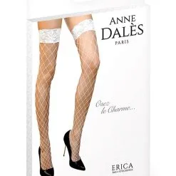 Paire De Bas Autofixants Résille Filet Large Maille Erica Blanc - Anne D'Alès 5 Paire De Bas Autofixants Résille Filet Large Maille Erica Blanc - Anne D'Alès -LINGERIES Soldes paire de bas autofixants resille filet large maille erica blanc anne d ales only love 34923701764276