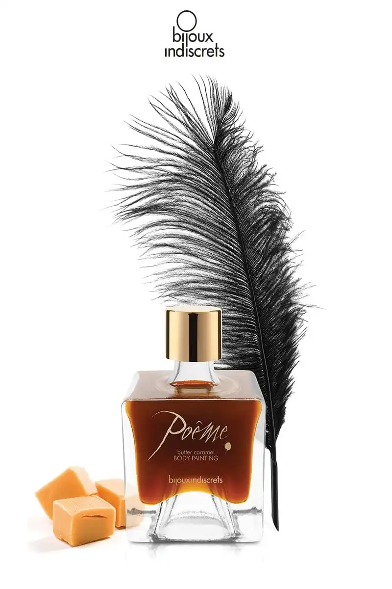 Peinture De Corps Comestible Jeux érotiques Poême Caramel - Bijoux Indiscrets 1 Peinture De Corps Comestible Jeux érotiques Poême Caramel - Bijoux Indiscrets