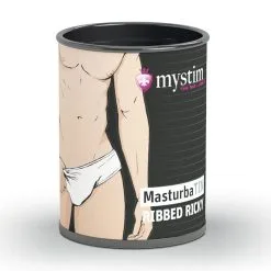 Petit Masturbateur De Poche MasturbaTIN Ribbed Ricky 4,5cm - Mystim