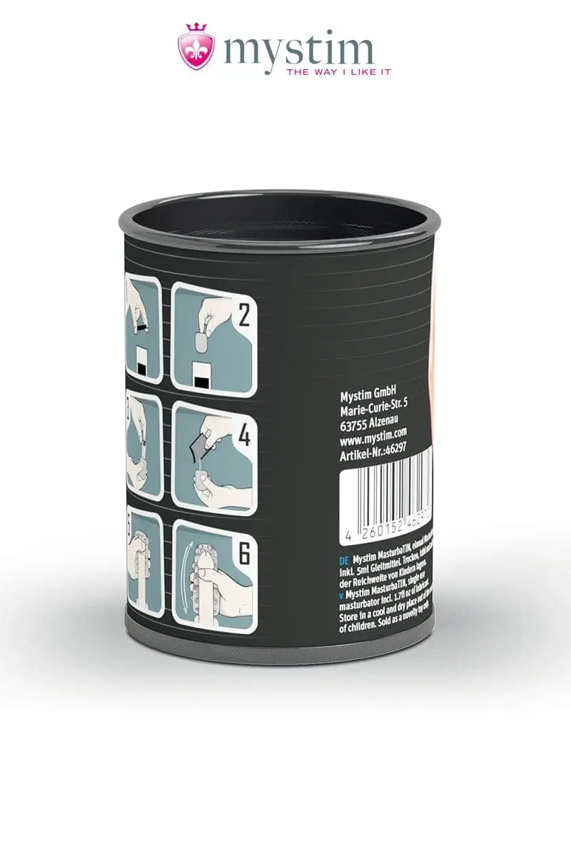 Petit Masturbateur De Poche MasturbaTIN Ribbed Ricky 4,5cm - Mystim 3 Petit Masturbateur De Poche MasturbaTIN Ribbed Ricky 4,5cm - Mystim – Image 3