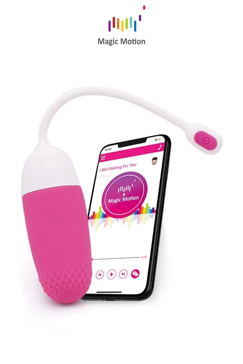 Petit Oeuf Vibrant Discret Connecté Magic Vini 9,5 X 3,6cm - Magic Motion 1 Petit Oeuf Vibrant Discret Connecté Magic Vini 9,5 X 3,6cm - Magic Motion