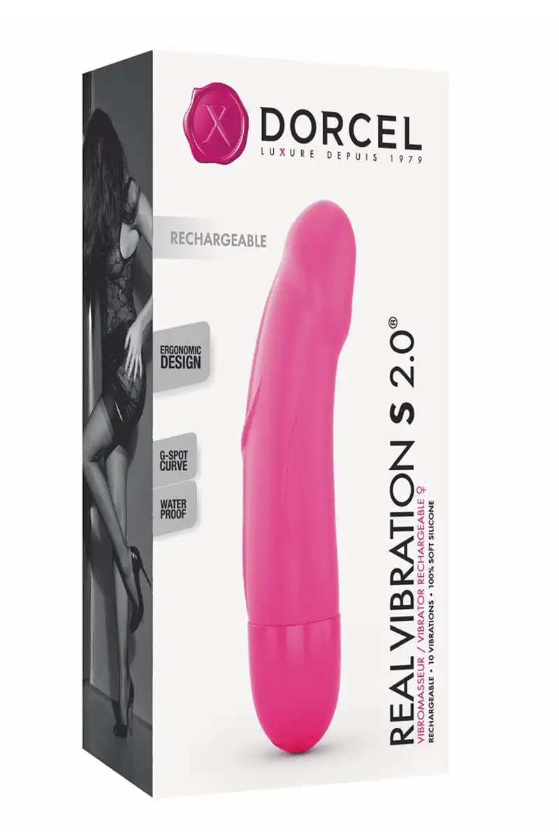 Petit Vibromasseur Multi-fonctions Rechargeable Real Vibration Rose S 2.0 - Dorcel 2 Petit Vibromasseur Multi-fonctions Rechargeable Real Vibration Rose S 2.0 - Dorcel – Image 2