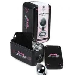 Secret Play Plug Aluminium S Transparent