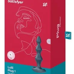 Plug Anal 12 Modes Vibrants Lolli Plug 1 Anthracite 13,9cm - Satisfyer 9 Plug Anal 12 Modes Vibrants Lolli Plug 1 Anthracite 13,9cm - Satisfyer -LINGERIES Soldes plug anal 12 modes vibrants lolli plug 1 anthracite 13 9cm satisfyer only love 34042545111220
