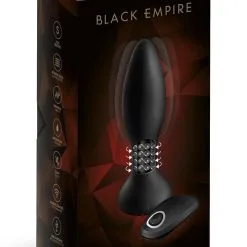 Plug Anal Vibrant à Billes Rotatives Télécommandé 7 Vitesses - Black Empire -LINGERIES Soldes plug anal a billes rotatives telecommande 7 vitesses 14 3cm black empire only love 34041863897268