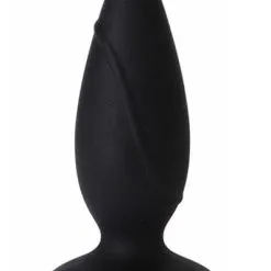 Plug Anal En Silicone Noir Plaisir Anal 3,6 Cm Medium - Malesation