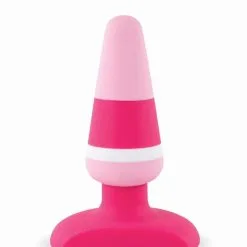 Plug Anal Mixte Silicone Doux 3,4 X 6,5 Cm Plugz Colors N2 - FeelzToys
