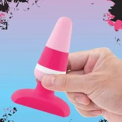 Plug Anal Mixte Silicone Doux 3,4 X 6,5 Cm Plugz Colors N2 - FeelzToys -LINGERIES Soldes plug anal mixte silicone doux 3 4 x 6 5 cm plugz colors n2 feelztoys only love 34166527361204