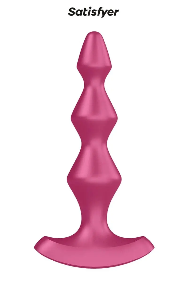 Plug Anal Vibrant 12 Modes De Vibration Lolli 1 Bordeaux 13,9cm - Satisfyer 4 Plug Anal Vibrant 12 Modes De Vibration Lolli 1 Bordeaux 13,9cm - Satisfyer – Image 4