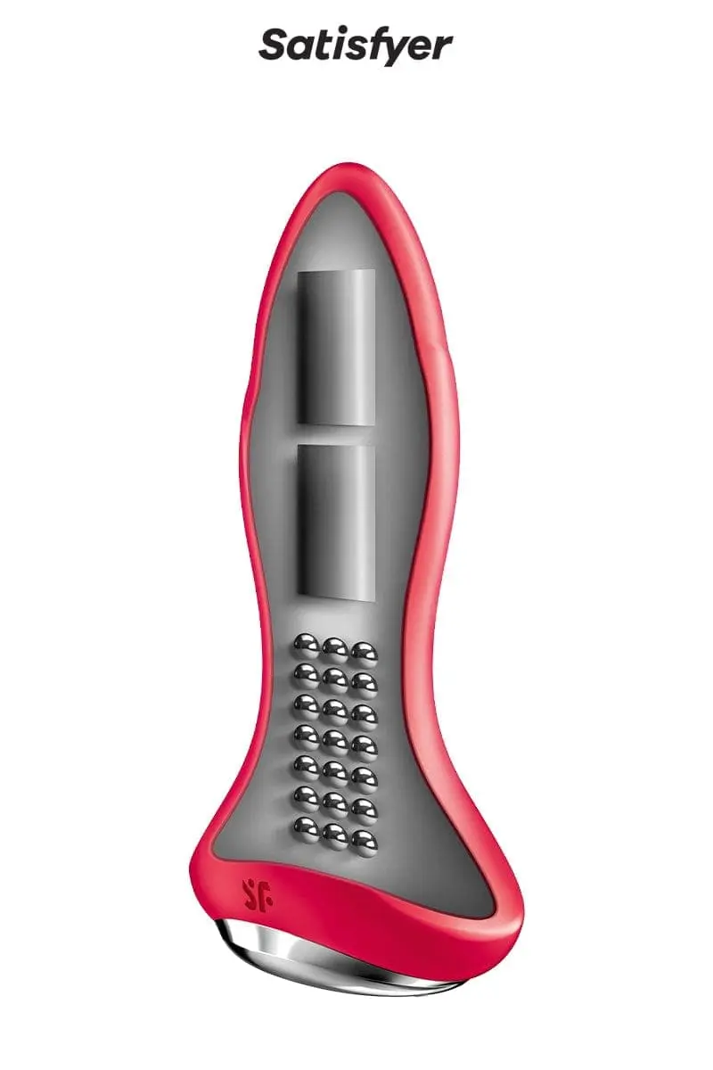 Plug Anal Vibrant à Billes Rotatives Rotator Plug 1+ Rouge - Satisfyer 2 Plug Anal Vibrant à Billes Rotatives Rotator Plug 1+ Rouge - Satisfyer – Image 2