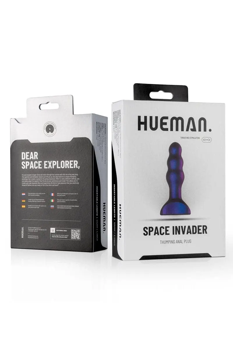 HUEMAN. Plug Anal Vibrant à Percussion Space Invader Rechargeable - Hueman 5 HUEMAN. Plug Anal Vibrant à Percussion Space Invader Rechargeable - Hueman – Image 5