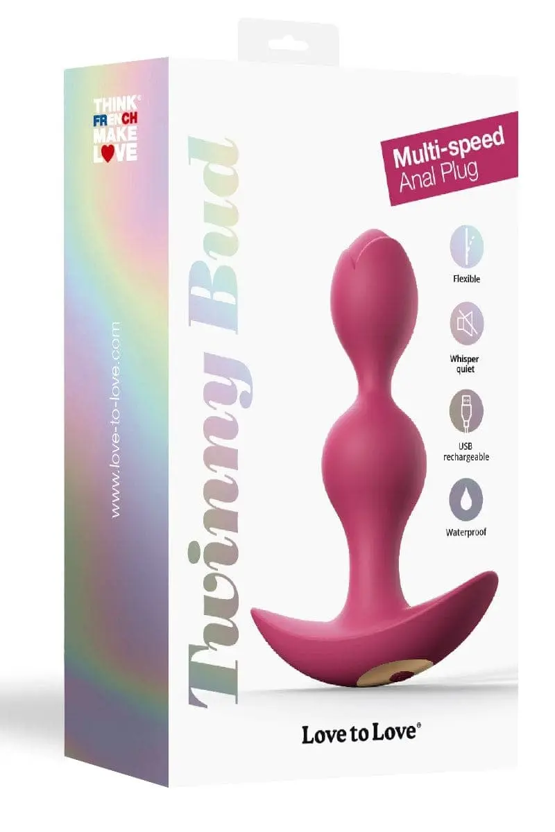 Plug Anal Vibrant Prune Rechargeable Twinny Bud - Love To Love 5 Plug Anal Vibrant Prune Rechargeable Twinny Bud - Love To Love – Image 5
