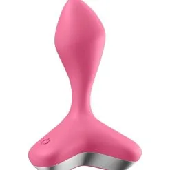 Plug Anal Vibrant Unisexe En Silicone Game Changer Rose 11.5cm - Satisfyer -LINGERIES Soldes plug anal vibrant unisexe en silicone game changer rose 11 5cm satisfyer only love 34042804175028