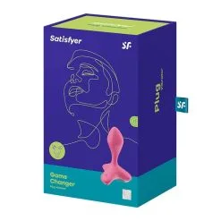 Plug Anal Vibrant Unisexe En Silicone Game Changer Rose 11.5cm - Satisfyer -LINGERIES Soldes plug anal vibrant unisexe en silicone game changer rose 11 5cm satisfyer only love 34042804404404