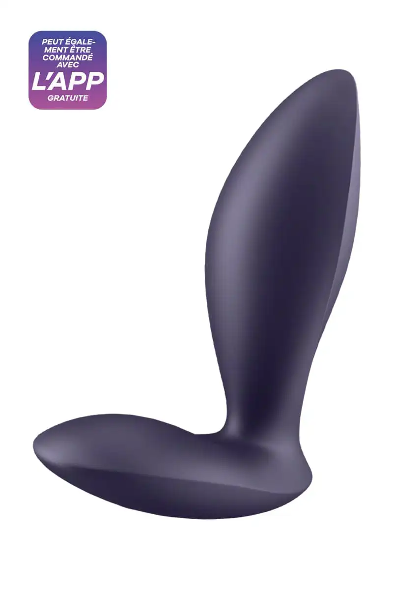 Plug Anal Vibrant Unisexe Power Plug Connecté - Satisfyer 1 Plug Anal Vibrant Unisexe Power Plug Connecté - Satisfyer