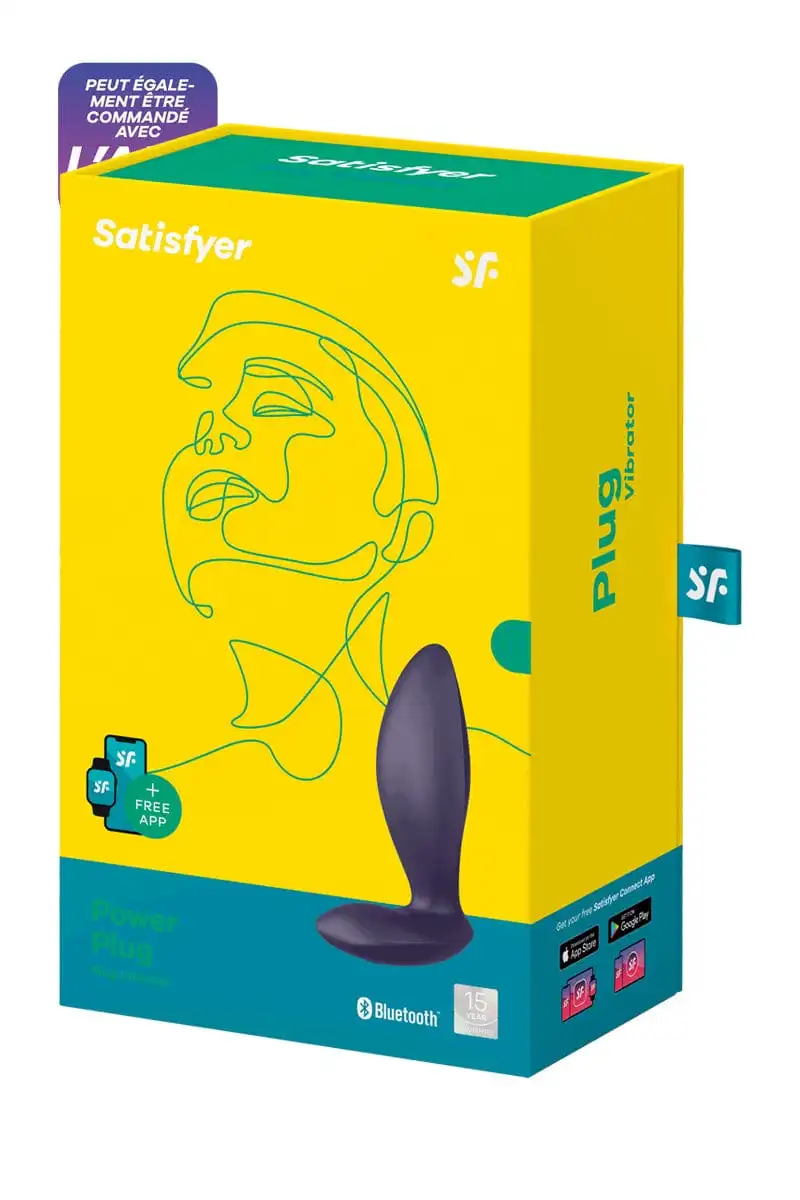 Plug Anal Vibrant Unisexe Power Plug Connecté - Satisfyer 5 Plug Anal Vibrant Unisexe Power Plug Connecté - Satisfyer – Image 5