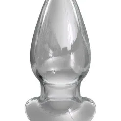 Plug Anal XXL Creux En Verre Transparent Mega Anal Gaper 10,1cm - Pipedream