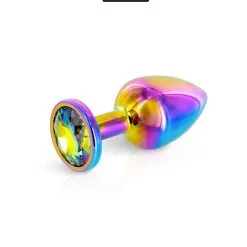 Plug Intime Pour Plaisir Anal Unisexe Spécial Débutant Rainbow S - Hidden Eden