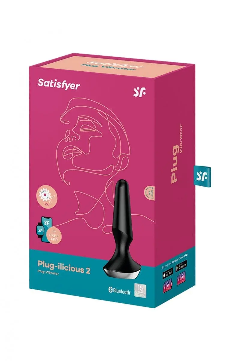 Plug Vibrant Connecté Pour Plaisir Anal Unisexe Ilicious 2 Noir - Satisfyer 5 Plug Vibrant Connecté Pour Plaisir Anal Unisexe Ilicious 2 Noir - Satisfyer – Image 5