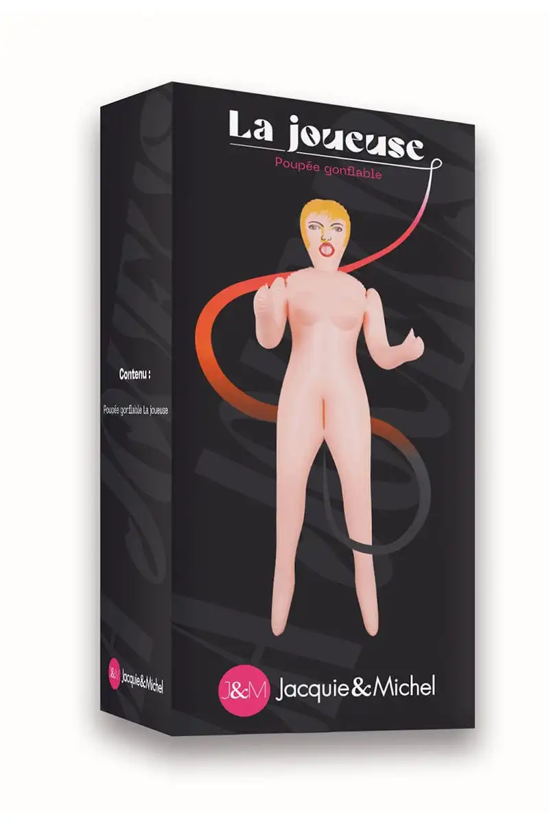 Jacquie & Michel Poupée Gonflable 3 Orifices Taille Réaliste La Joueuse - Jacquie Et Michel – Image 2