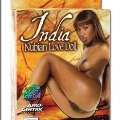 California Exotic Novelties Poupée Gonflable Femme Noire 3 Orifices India Love Doll - California Exotics