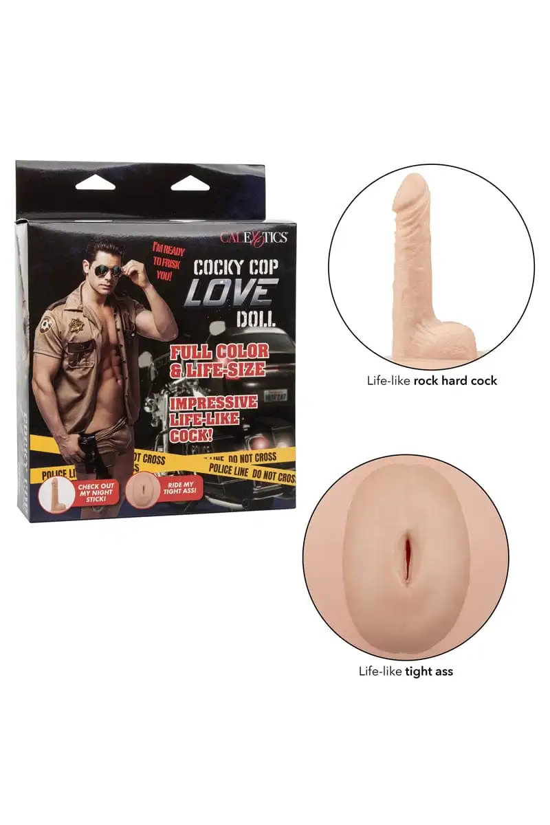 Poupée Gonflable Masculine Jeune Flic Cocky Cop Love Doll - Calexotics 3 Poupée Gonflable Masculine Jeune Flic Cocky Cop Love Doll - Calexotics – Image 3