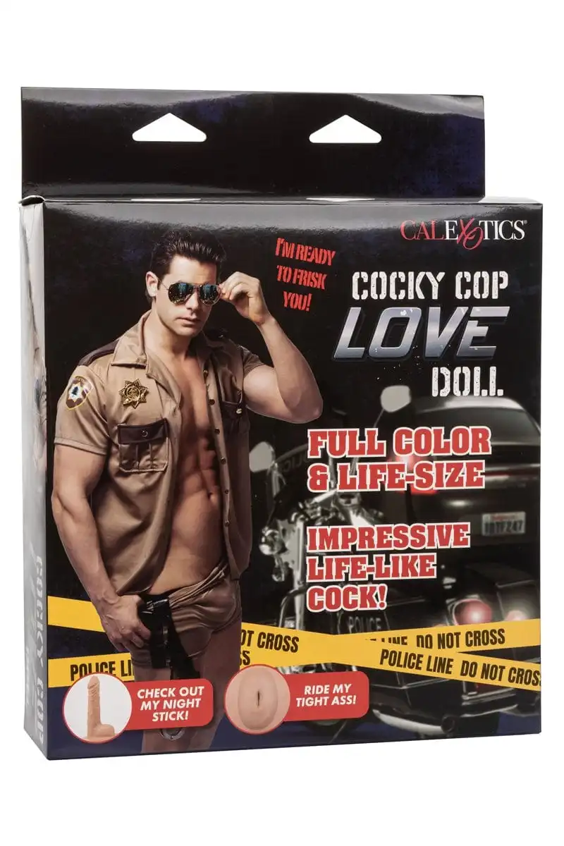 Poupée Gonflable Masculine Jeune Flic Cocky Cop Love Doll - Calexotics 1 Poupée Gonflable Masculine Jeune Flic Cocky Cop Love Doll - Calexotics