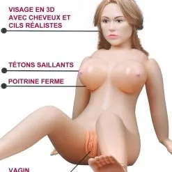 Poupée Gonflable Réaliste Position Assise Cuisses écartées Antonya Vidra + Gonfleur - NMC 7 Poupée Gonflable Réaliste Position Assise Cuisses écartées Antonya Vidra + Gonfleur - NMC -LINGERIES Soldes poupee gonflable realiste position assise cuisses ecartees antonya vidra gonfleur nmc only love 34029829980340