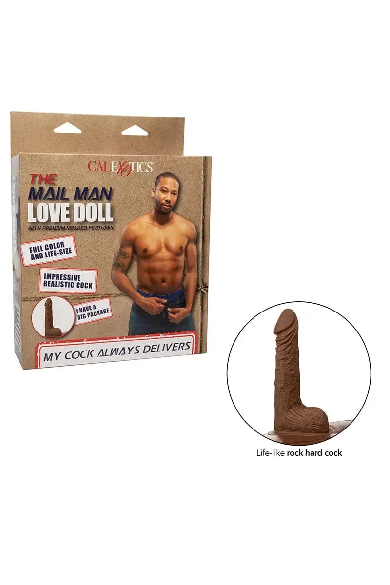 California Exotic Novelties Poupée Sexuelle Masculine Avec Pénis The Mail Man Love Doll - Calexotics 2 California Exotic Novelties Poupée Sexuelle Masculine Avec Pénis The Mail Man Love Doll - Calexotics – Image 2