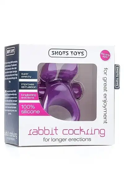 Rabbit Cockring érection Et Stimulation Clitoridienne - Shots Toys 2 Rabbit Cockring érection Et Stimulation Clitoridienne - Shots Toys – Image 2