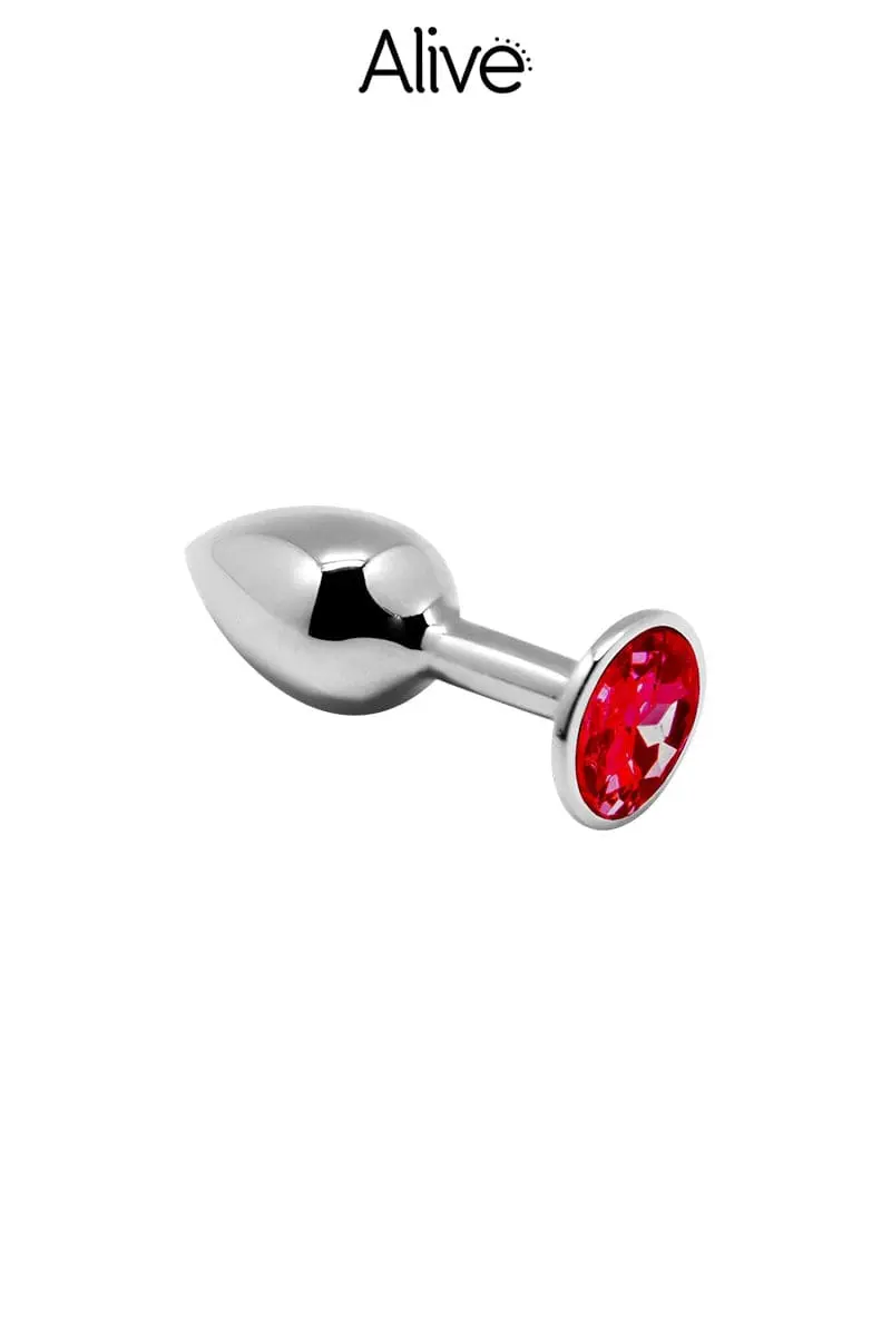Rosebud Pour Plaisir Intime Anal Métal Avec Strass Rouge S 6,3cm - Alive 1 Rosebud Pour Plaisir Intime Anal Métal Avec Strass Rouge S 6,3cm - Alive