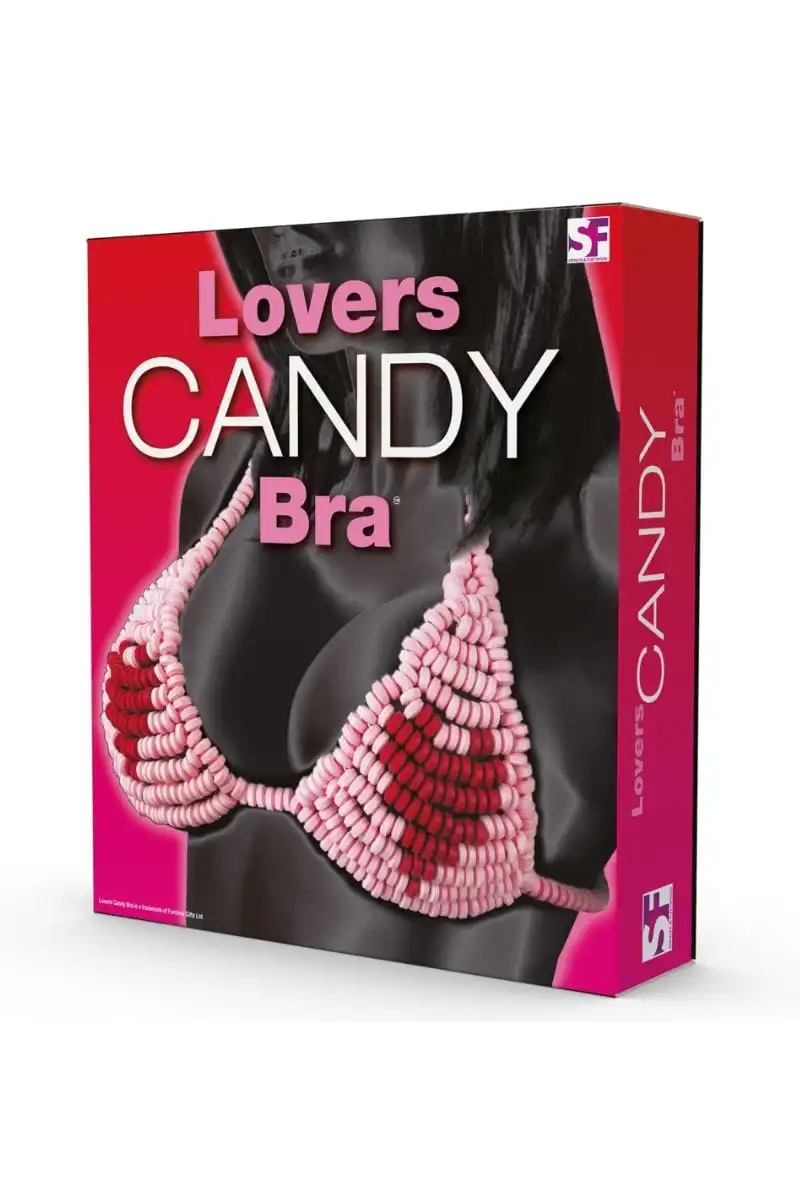 SPENCER FLEETWOOD Soutien-gorge Bonbons Comestible Lovers Candy Bra 280g - Spencer & Fleetwood 1 SPENCER FLEETWOOD Soutien-gorge Bonbons Comestible Lovers Candy Bra 280g - Spencer & Fleetwood