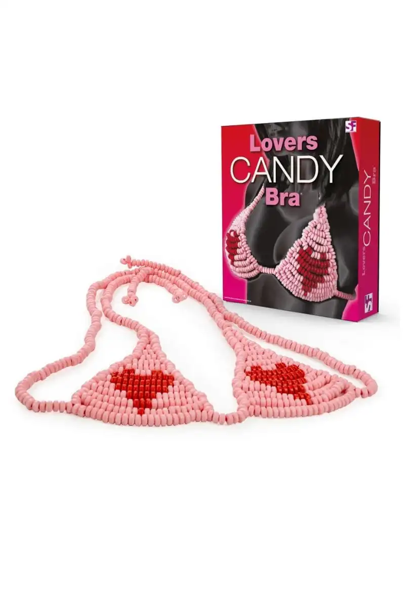 SPENCER FLEETWOOD Soutien-gorge Bonbons Comestible Lovers Candy Bra 280g - Spencer & Fleetwood 3 SPENCER FLEETWOOD Soutien-gorge Bonbons Comestible Lovers Candy Bra 280g - Spencer & Fleetwood – Image 3