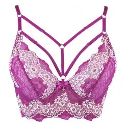 Soutien-gorge Bustier Dentelle Brodée Fuchsia V-9741 - Axami 7 Soutien-gorge Bustier Dentelle Brodée Fuchsia V-9741 - Axami -LINGERIES Soldes soutien gorge bustier dentelle brodee fuchsia v 9741 axami only love 40717239943481