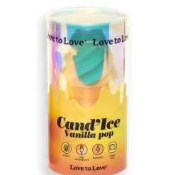 Stimulateur 10 Modes De Vibrations Cand'Ice Vanilla Pop - Love To Love -LINGERIES Soldes stimulateur 10 modes de vibrations cand ice vanilla pop love to love only love 34166533128372