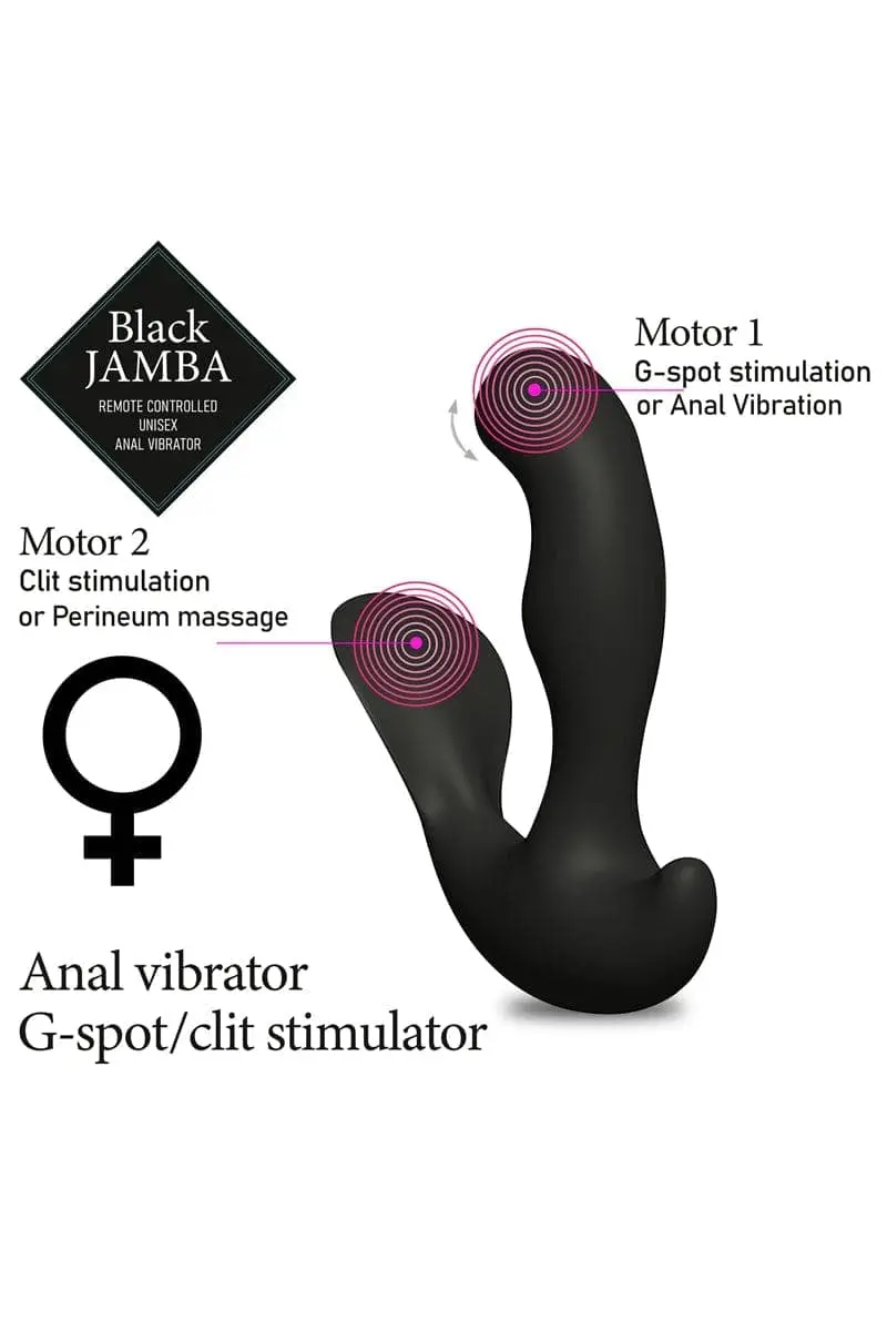 FeelzToys Stimulateur Anal Chauffant + Vibrant Télécommandé Unisexe - Black Jamba 4 FeelzToys Stimulateur Anal Chauffant + Vibrant Télécommandé Unisexe - Black Jamba – Image 4