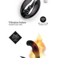 FeelzToys Stimulateur Anal Chauffant + Vibrant Télécommandé Unisexe - Black Jamba 9 FeelzToys Stimulateur Anal Chauffant + Vibrant Télécommandé Unisexe - Black Jamba -LINGERIES Soldes stimulateur anal chauffant vibrant telecommande unisexe black jamba only love 34042313343156