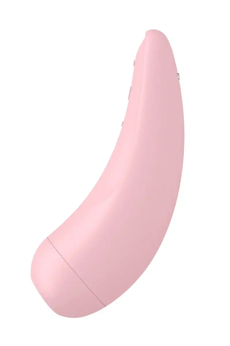 Stimulateur Clitoridien Air Pulsé Connecté Curvy 2+ Rose 13,4cm - Satisfyer 3 Stimulateur Clitoridien Air Pulsé Connecté Curvy 2+ Rose 13,4cm - Satisfyer – Image 3