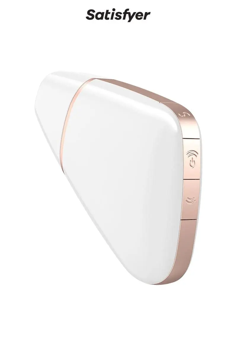 Stimulateur Clitoridien Ondes + Vibrations Love Triangle Blanc - Satisfyer 5 Stimulateur Clitoridien Ondes + Vibrations Love Triangle Blanc - Satisfyer – Image 5